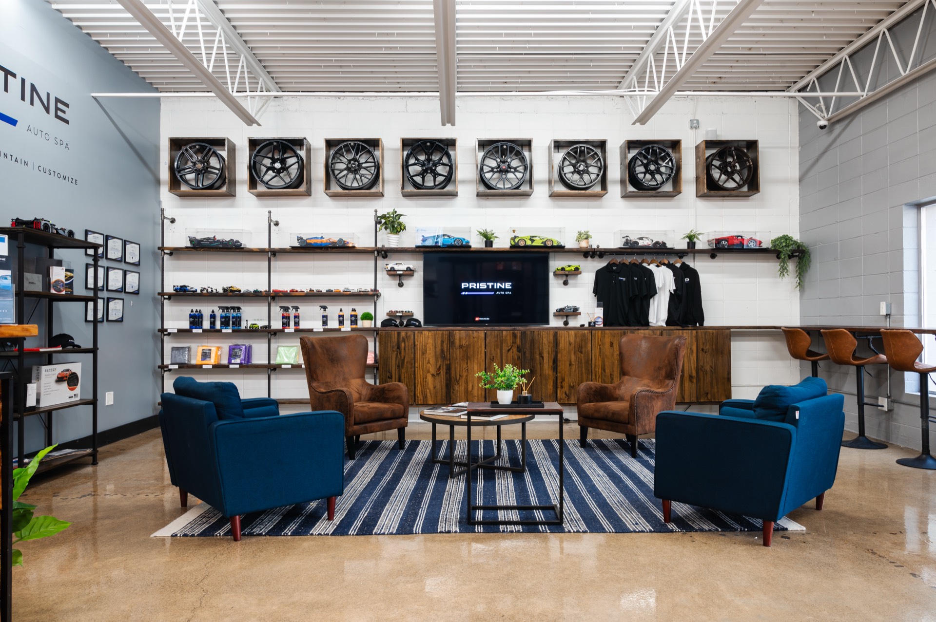 Pristine Film Solutions Indianapolis shop interior